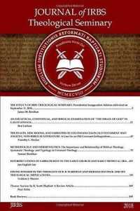Journal of IRBS Theological Seminary 2018