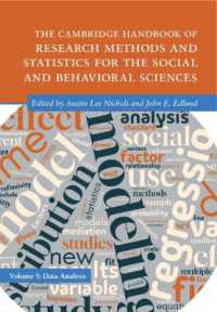 The Cambridge Handbook of Research Methods and Statistics for the Social and Behavioral Sciences: Volume 3 : Volume 3: Data Analysis (Cambridge Handbooks in Psychology)