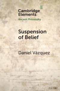 Suspension of Belief (Elements in Ancient Philosophy)