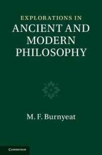Explorations in Ancient and Modern Philosophy (Vols 3-4 2-volume Set) -- Multiple-component retail product
