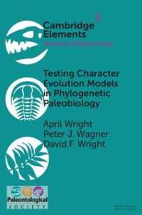 Testing Character Evolution Models in Phylogenetic Paleobiology : A case study with Cambrian echinoderms (Elements of Paleontology)