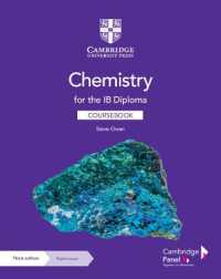 Chemistry for the IB Diploma Coursebook with Digital Access (2 Years) (Ib Diploma) （3RD）