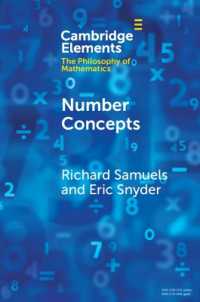 Number Concepts : An Interdisciplinary Inquiry (Elements in the Philosophy of Mathematics)