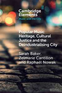 Popular Music Heritage, Cultural Justice and the Deindustrialising City (Elements in Music and the City)