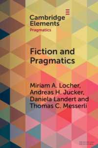 Fiction and Pragmatics (Elements in Pragmatics)