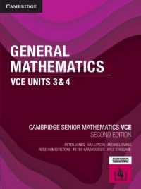 General Mathematics VCE Units 3&4 (Cambridge Senior Mathematics Victorian Curriculum/vce) （2ND）