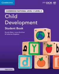 Cambridge National in Child Development Student Book with Digital Access (2 Years) : Level 1/Level 2 (Cambridge Nationals)