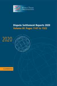 Dispute Settlement Reports 2020: Volume 3, Pages 1147 to 1522 (World Trade Organization Dispute Settlement Reports)