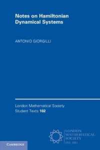 Notes on Hamiltonian Dynamical Systems (London Mathematical