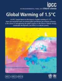 IPCC報告書：産業化以前1.5度の地球温暖化の影響<br>Global Warming of 1.5oC : IPCC Special Report on Impacts of Global Warming of 1.5oC above Pre-industrial Levels in Context of Strengthening Response to Climate Change, Sustainable Development, and Efforts to Eradicate Poverty