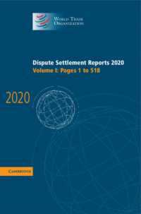 Dispute Settlement Reports 2020: Volume 1, Pages 1 to 518 (World Trade Organization Dispute Settlement Reports)