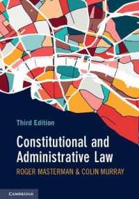 英国憲法・行政法（第３版）<br>Constitutional and Administrative Law （3RD）