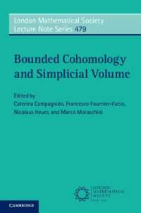 Bounded Cohomology and Simplicial Volume (London Mathematical Society Lecture Note Series)
