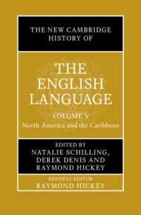 新ケンブリッジ版　英語史（全６巻）第５巻：北米、カリブ海<br>The New Cambridge History of the English Language: Volume 5 : North America and the Caribbean (The New Cambridge History of the English Language)