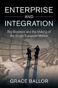 Enterprise and Integration : Big Business and the Making of the Single European Market (Cambridge Studies in the Emergence of Global Enterprise)