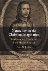 Naturalism in the Christian Imagination : Providence and Causality in Early Modern England