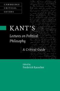 Kant's Lectures on Political Philosophy : A Critical Guide (Cambridge Critical Guides)