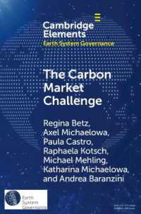 The Carbon Market Challenge : Preventing Abuse through Effective Governance (Elements in Earth System Governance)