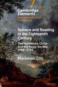 Science and Reading in the Eighteenth Century : The Hardwicke Circle and the Royal Society, 1740-1766 (Elements in Eighteenth-century Connections)