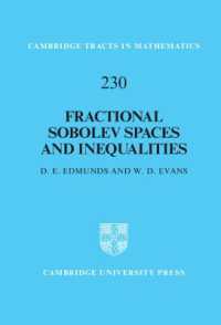 Fractional Sobolev Spaces and Inequalities (Cambridge Tracts in Mathematics)