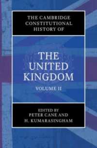Cambridge Constitutional History of the United Kingdom: Volume 2, the Changing Constitution -- Paperback (English Language Edition)