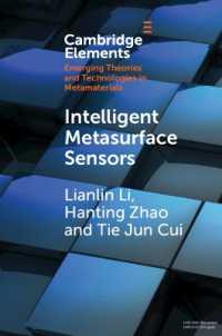 Intelligent Metasurface Sensors (Elements in Emerging Theories and Technologies in Metamaterials)