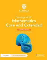 Cambridge IGCSE™ Mathematics Core and Extended Coursebook with Cambridge Online Mathematics (2 Years' Access) (Cambridge International Igcse) （3RD）