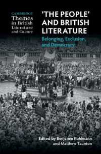 'The People' and British Literature : Belonging, Exclusion, and Democracy (Cambridge Themes in British Literature and Culture)