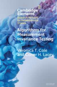 Algorithms for Measurement Invariance Testing : Contrasts and Connections (Elements in Research Methods for Developmental Science)