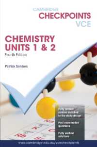 Cambridge Checkpoints VCE Chemistry Units 1&2 (Cambridge Checkpoints) （4TH）