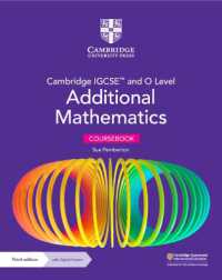 Cambridge IGCSE™ and O Level Additional Mathematics Coursebook with Digital Version (2 Years' Access) (Cambridge International Igcse) （3RD）