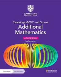 Cambridge IGCSE™ and O Level Additional Mathematics Coursebook with Digital Version (2 Years' Access) (Cambridge International Igcse) （3RD）