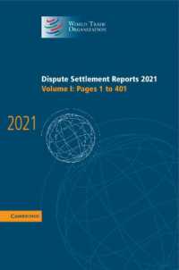 Dispute Settlement Reports 2021: Volume 1, 1-401 (World Trade Organization Dispute Settlement Reports)