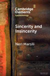 Sincerity and Insincerity (Elements in Epistemology)