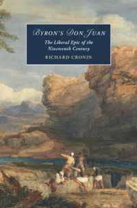 Byron's Don Juan : The Liberal Epic of the Nineteenth Century (Cambridge Studies in Romanticism)