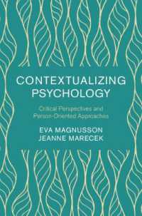 Contextualizing Psychology : Critical Perspectives and Person-Oriented Approaches