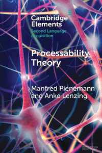 Processability Theory (Elements in Second Language Acquisition)