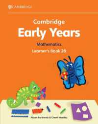 Cambridge Early Years Mathematics Learner's Book 2B : Early Years International (Cambridge Early Years)