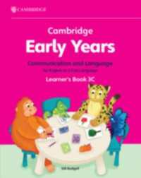Cambridge Early Years Communication and Language for English as a First Language Learner's Book 3C : Early Years International (Cambridge Early Years)