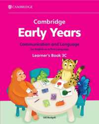 Cambridge Early Years Communication and Language for English as a First Language Learner's Book 3C : Early Years International (Cambridge Early Years)