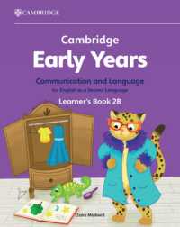 Cambridge Early Years Communication and Language for English as a Second Language Learner's Book 2B : Early Years International (Cambridge Early Years)