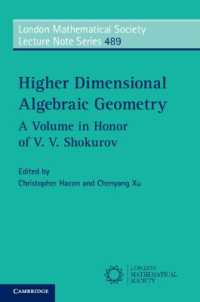 Higher Dimensional Algebraic Geometry : A Volume in Honor of V. V. Shokurov (London Mathematical Society Lecture Note Series)