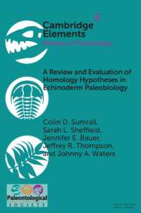 A Review and Evaluation of Homology Hypotheses in Echinoderm Paleobiology (Elements of Paleontology)
