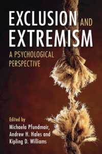 排除と急進主義：心理学的視座<br>Exclusion and Extremism : A Psychological Perspective
