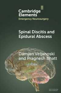 Spinal Discitis and Epidural Abscess (Elements in Emergency Neurosurgery)