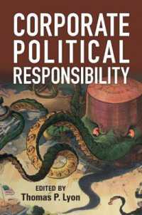 企業の政治的責任<br>Corporate Political Responsibility