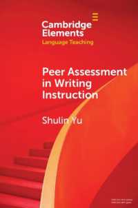 Peer Assessment in Writing Instruction (Elements in Language Teaching)