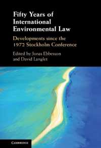 Fifty Years of International Environmental Law : Developments since the 1972 Stockholm Conference