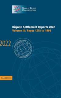 Dispute Settlement Reports 2022: Volume 3, Pages 1215 to 1966 (World Trade Organization Dispute Settlement Reports)