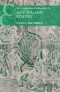 ケンブリッジ版　オーストラリア詩必携<br>The Cambridge Companion to Australian Poetry (Cambridge Companions to Literature)